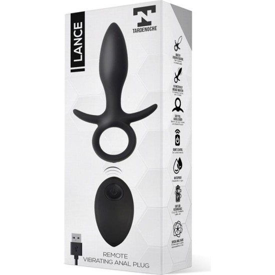 Tardenoche Lance Anal Plug Remote Control Liquified Silicone USB