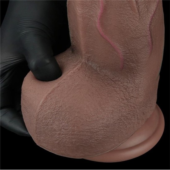 Lovetoy Dildo Dual Layered Silicone XXL 12