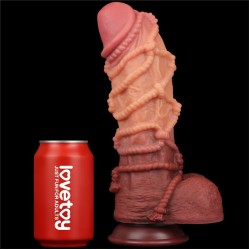 Lovetoy Dildo Dual Layer King Size Nature 10.5