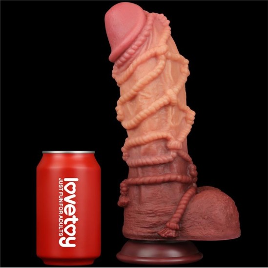 Lovetoy Dildo Dual Layer King Size Nature 10.5