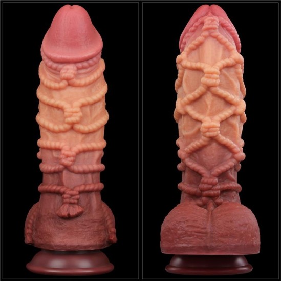 Lovetoy Dildo Dual Layer King Size Nature 10.5