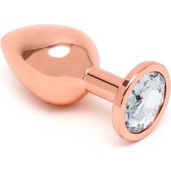 Rimba Toys Pisa Butt Plug with Jewel Pisa Rose Gold