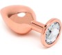 Rimba Toys Pisa Butt Plug with Jewel Pisa Rose Gold