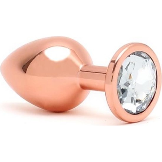 Rimba Toys Pisa Butt Plug with Jewel Pisa Rose Gold