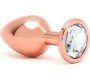 Rimba Toys Pisa Butt Plug with Jewel Pisa Rose Gold