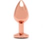 Rimba Toys Pisa Butt Plug with Jewel Pisa Rose Gold