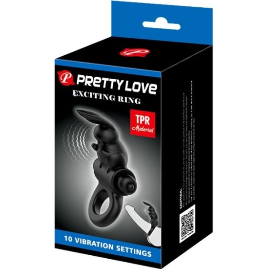 Prettylove Vibrating Penis Ring Exciting Ring