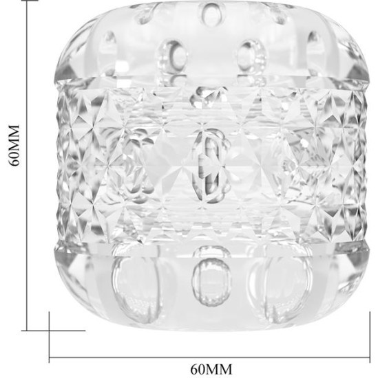 Prettylove Crystle 3d Masturbator Double Sided