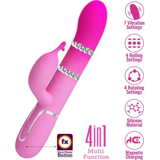 Prettylove Shima Vibrating with Rolling Beads