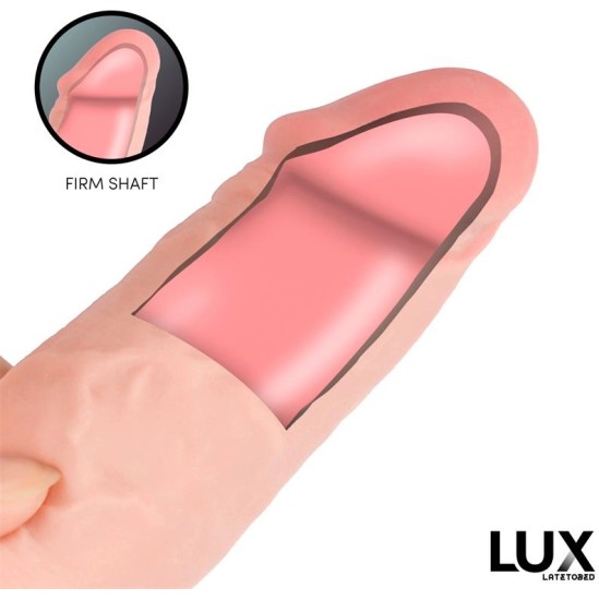 LUX Brant Triple Density Dildo with Balls 7.6