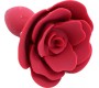 A-Gusto Rose Silicone Butt Plug Red