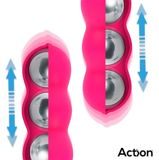 Action Beany Vibrating Egg and Kegel Exerciser USB Silicone