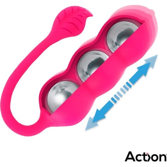 Action Beany Vibrating Egg and Kegel Exerciser USB Silicone