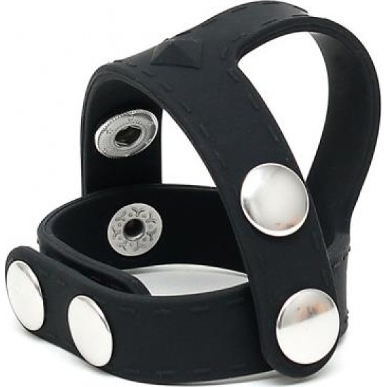 Latex Play Penis Ball Strap