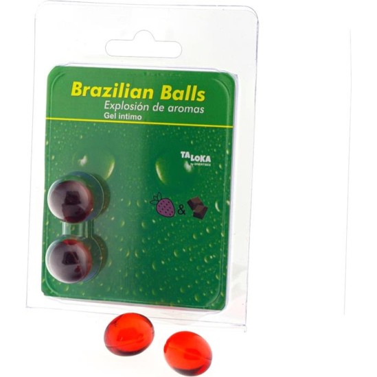 Brazilian Balls Set 2 Brazilian Balls Strawberry and Chocolate Aroma