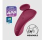 Satisfyer Sexy Secret Panty Vibrator Wine Red