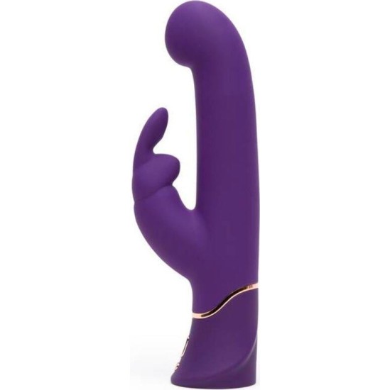 Fifty Shades Of Grey Greedy Girl Vibe with Thrusiting Movements G-Spot Stimulator and Rabbit Purple