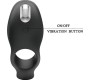 Prettylove Vibrating Penis Ring USB Silicone