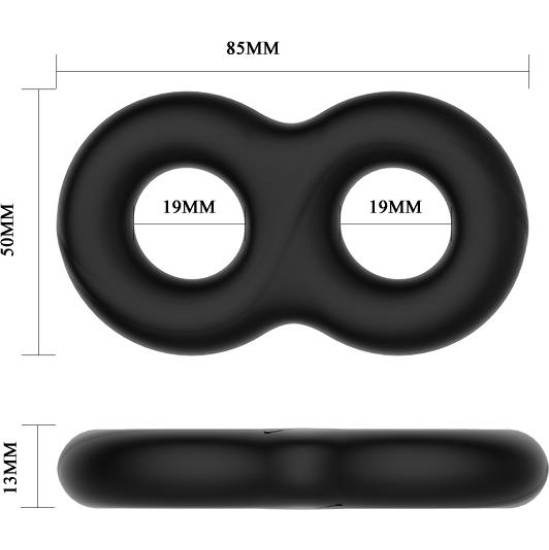 Crazy Bull Double Cock Ring