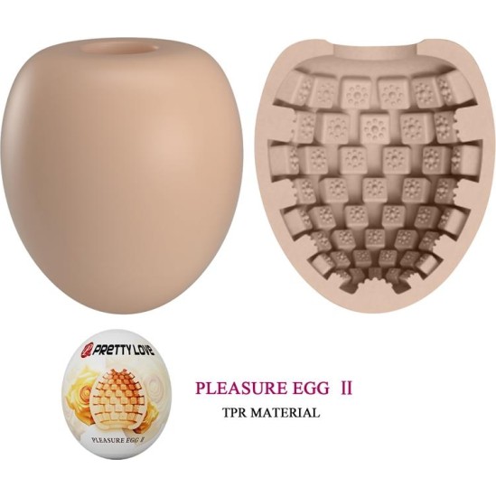 Prettylove Masturbator Egg Pleasure Egg II Orange