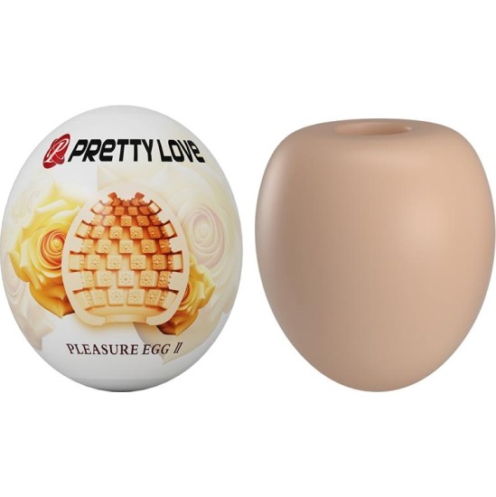 Prettylove Masturbator Egg Pleasure Egg II Orange