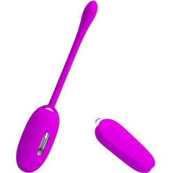 Prettylove Shock Fun Vibrating Egg with Electro Shock and Remote Control