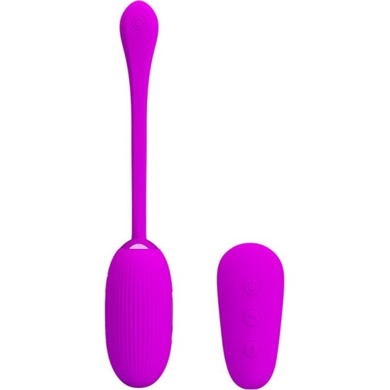Prettylove Shock Fun Vibrating Egg with Electro Shock and Remote Control