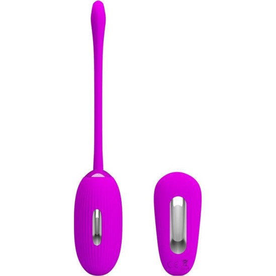 Prettylove Shock Fun Vibrating Egg with Electro Shock and Remote Control