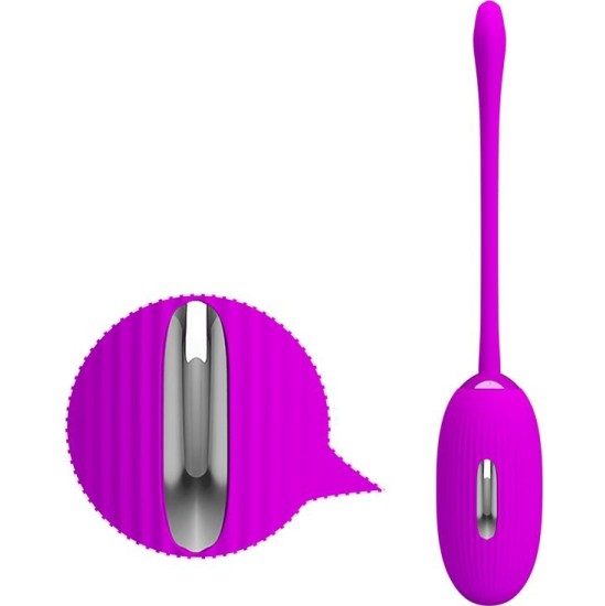 Prettylove Shock Fun Vibrating Egg with Electro Shock and Remote Control