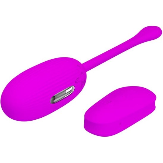 Prettylove Shock Fun Vibrating Egg with Electro Shock and Remote Control