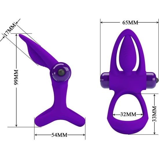 Prettylove Vibrating Penis Ring