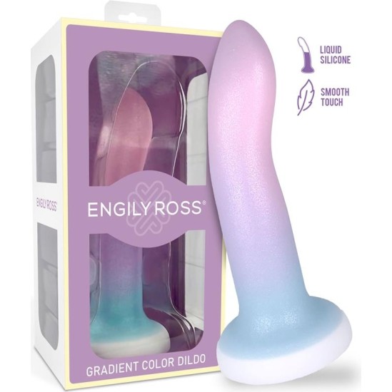 Dildox By Engily Ross Color Gradient Colour with Suction Cup 13.6 cm
