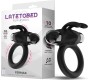 Latetobed Fermax Vibrating Ring with Rabbit USB Silicone Black