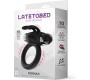Latetobed Fermax Vibrating Ring with Rabbit USB Silicone Black