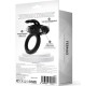 Latetobed Fermax Vibrating Ring with Rabbit USB Silicone Black