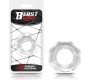 Beast Rings Cock Ring Super Flexible Polygon 2.2 cm Clear