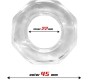 Beast Rings Cock Ring Super Flexible Polygon 2.2 cm Clear