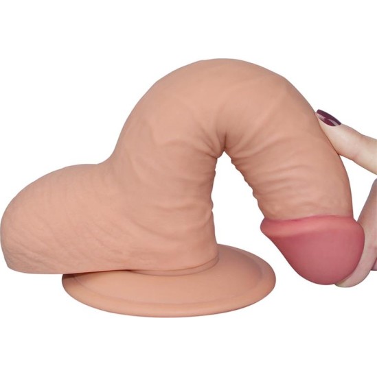 Lovetoy Dildo The Ultra Soft Dude 7.5 Flesh