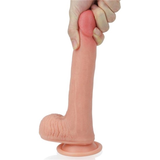 Lovetoy Dildo Nature 8 Liquid Silicone Flesh