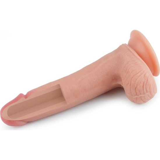 Lovetoy Dildo Nature 8 Liquid Silicone Flesh