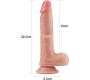 Lovetoy Dildo Nature 8 Liquid Silicone Flesh