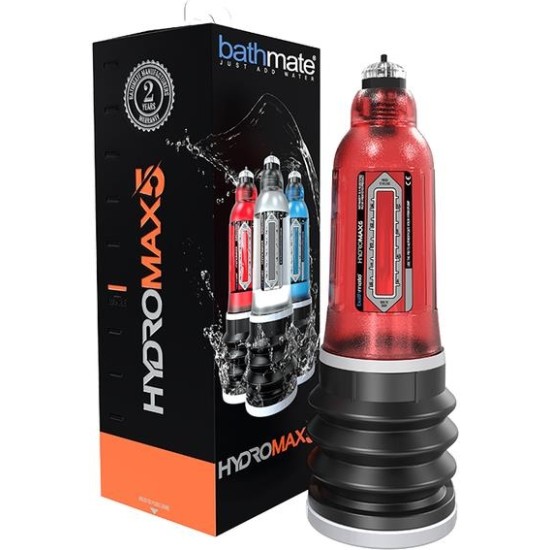 Bathmate Penis Pump Hydromax5 Red