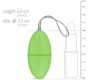 Easytoys Remote Control Vibrating Egg - Green