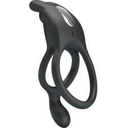 Prettylove Seth Vibrating Double Cock Ring