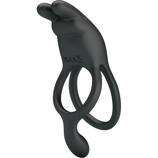 Prettylove Seth Vibrating Double Cock Ring
