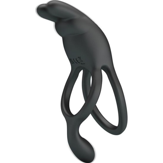 Prettylove Seth Vibrating Double Cock Ring