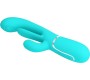 Prettylove Shania Tripple Rabbit Vibrator Turquoise
