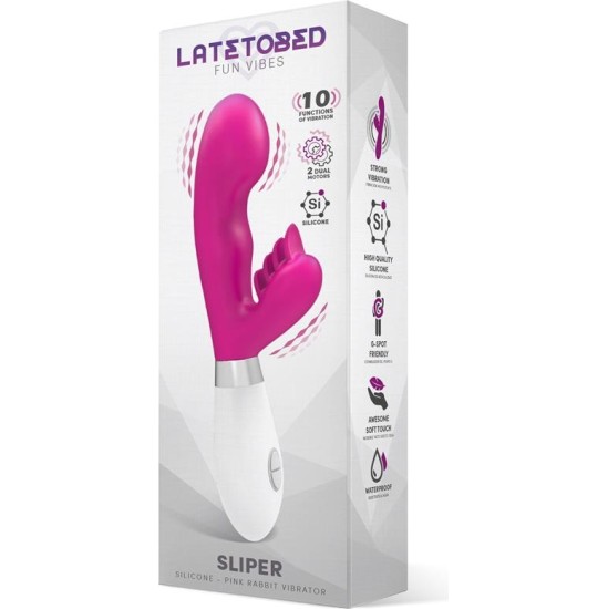 Latetobed Sliper Rabbit Vibe Silicone Pink