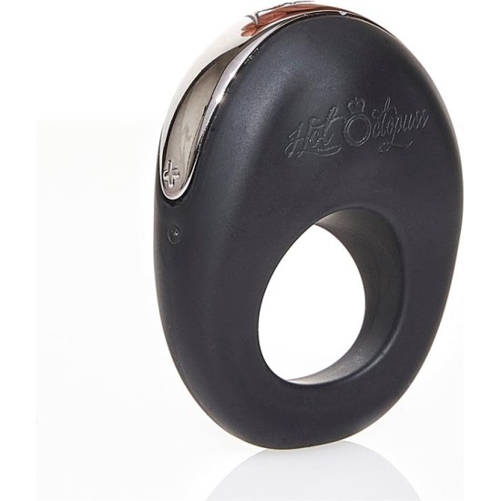 Hot Octopuss Vibrating Penis Ring Atom Black