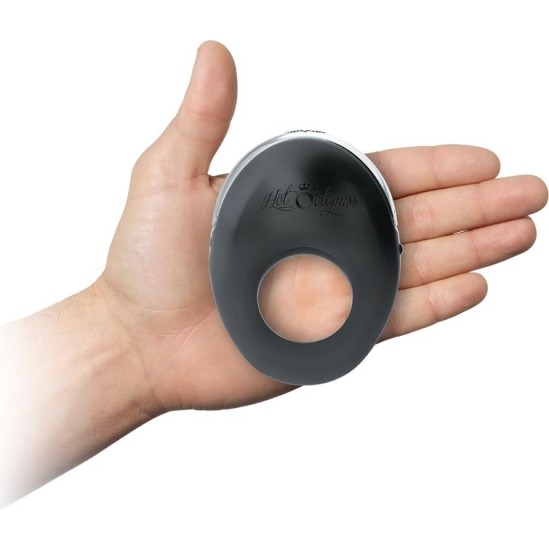 Hot Octopuss Vibrating Penis Ring Atom Black